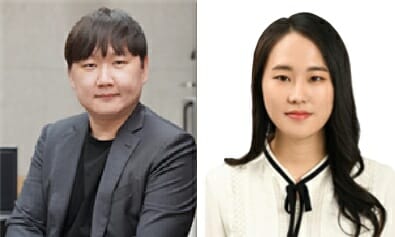 포항공대 김경환 교수(왼쪽)와 유선주 석·박사통합 과정생.(사진=포항공대)
