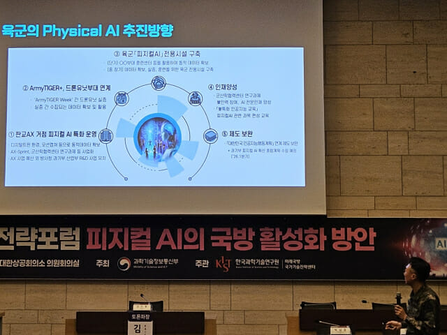 육군의 피지컬AI 추진 방향 (사진=지디넷코리아)
