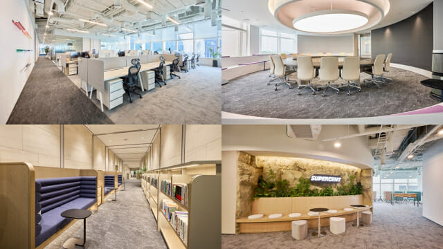 슈퍼센트 실내 사진. 제공=슈퍼센트