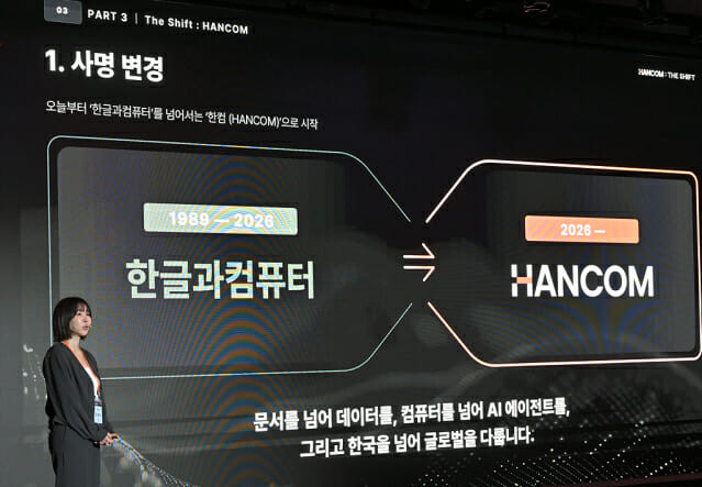 한컴이 '에이전트 운영체제(OS)'를 앞세워 국내외 소버린 인공지능(AI) 시장을 공략한다. (사진=한컴)