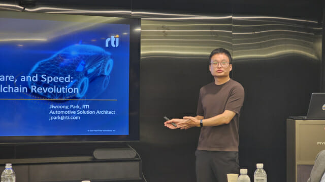박지웅 RTI 자동차 솔루션 아키텍트(사진=지디넷코리아)