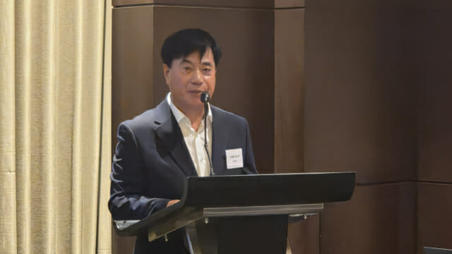 강봉원 마크애니 부사장이 인사말을 하고 있다.