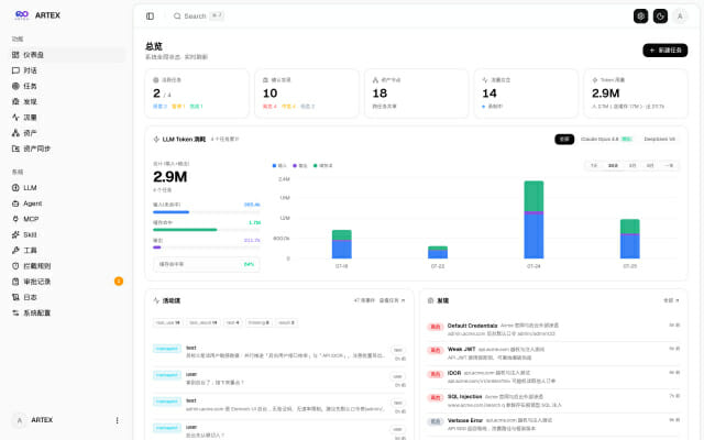 중국산 인공지능(AI) 에이전트 '아텍스(ARTEX)' 작동 화면. (사진=깃허브)